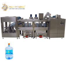 Dây chuyền chiết rót đóng bình 19 lít (5 Gallon)