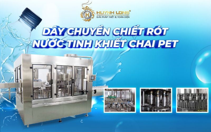 Dây chuyền sản xuất nước uống đóng chai PET