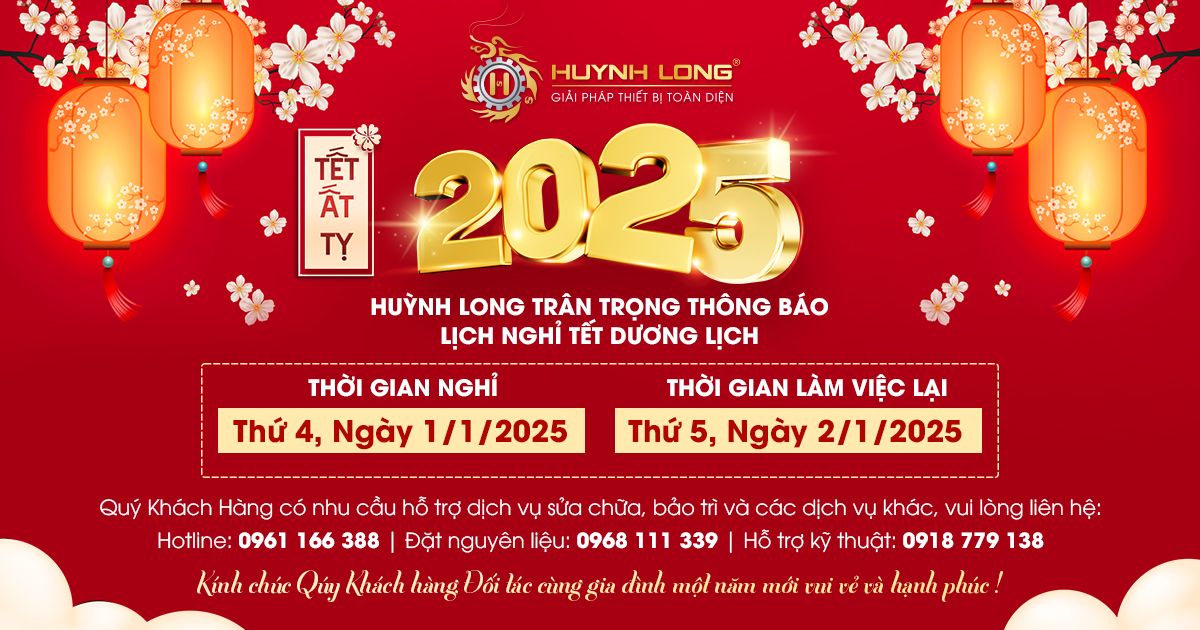 THÔNG BÁO LỊCH NGHỈ TẾT DƯƠNG LỊCH NĂM 2025